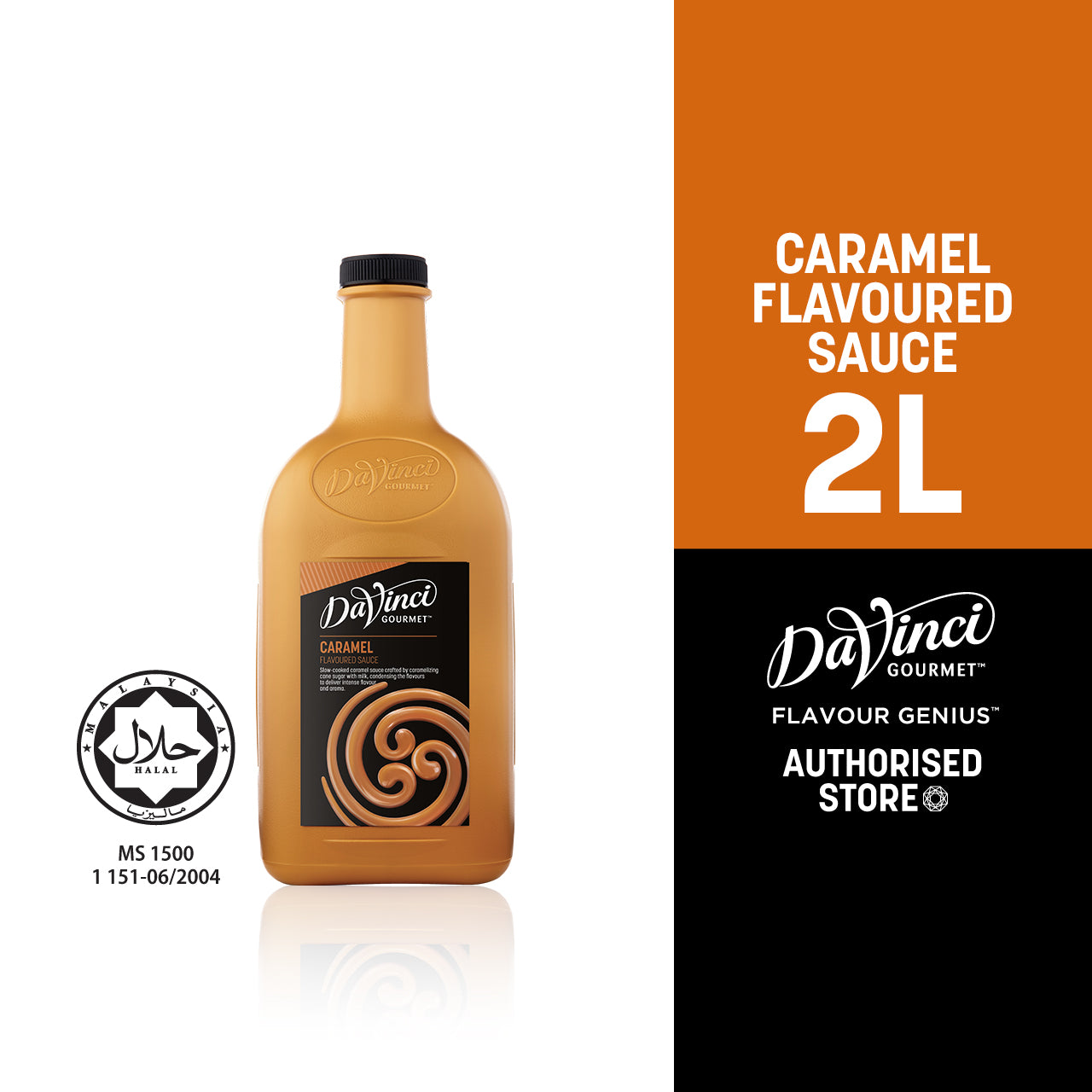 DVG DaVinci Gourmet Caramel Flavoured Sauce - 2L