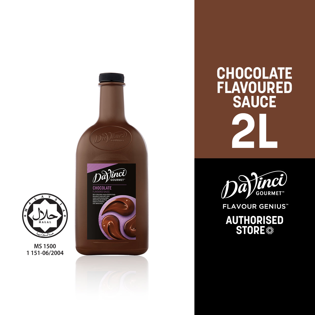 DVG DaVinci Gourmet Chocolate Flavoured Sauce - 2L