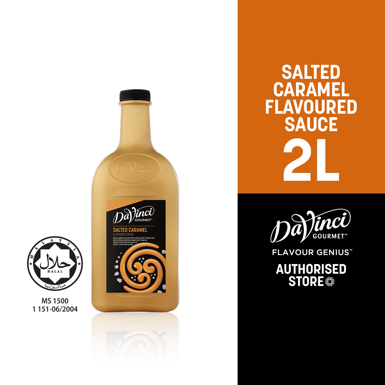 DVG DaVinci Gourmet Salted Caramel Flavoured Sauce - 2L