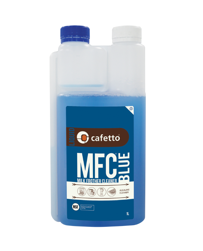 Cafetto 1lt MFC Blue - Milk Frother Cleaner