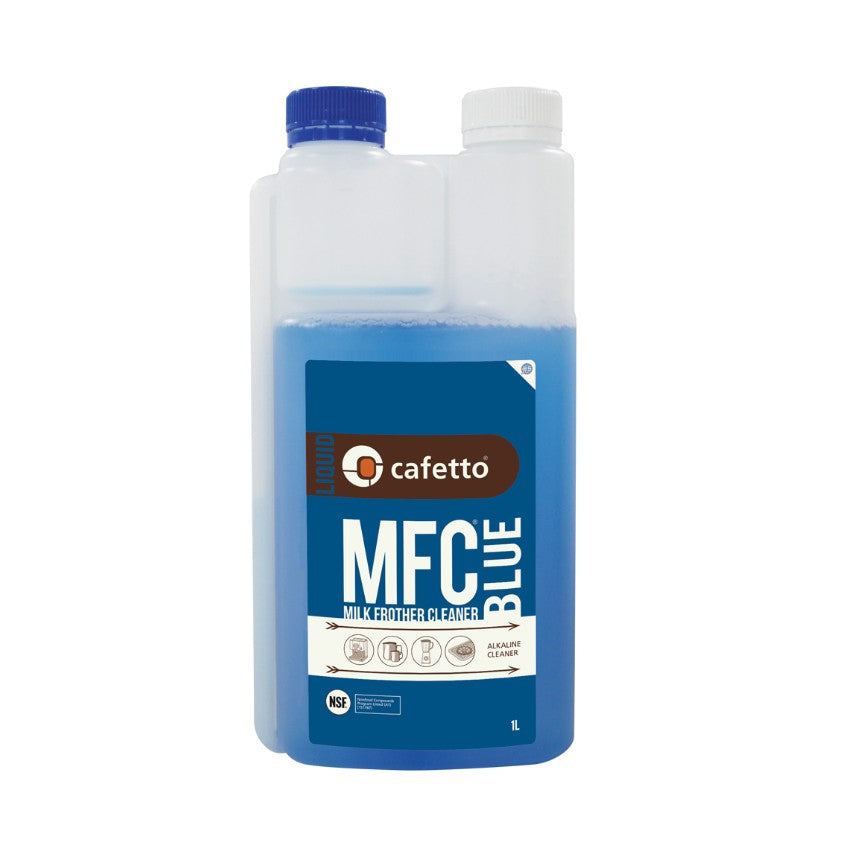 Cafetto 1lt MFC Blue - Milk Frother Cleaner Barista Equip Australia