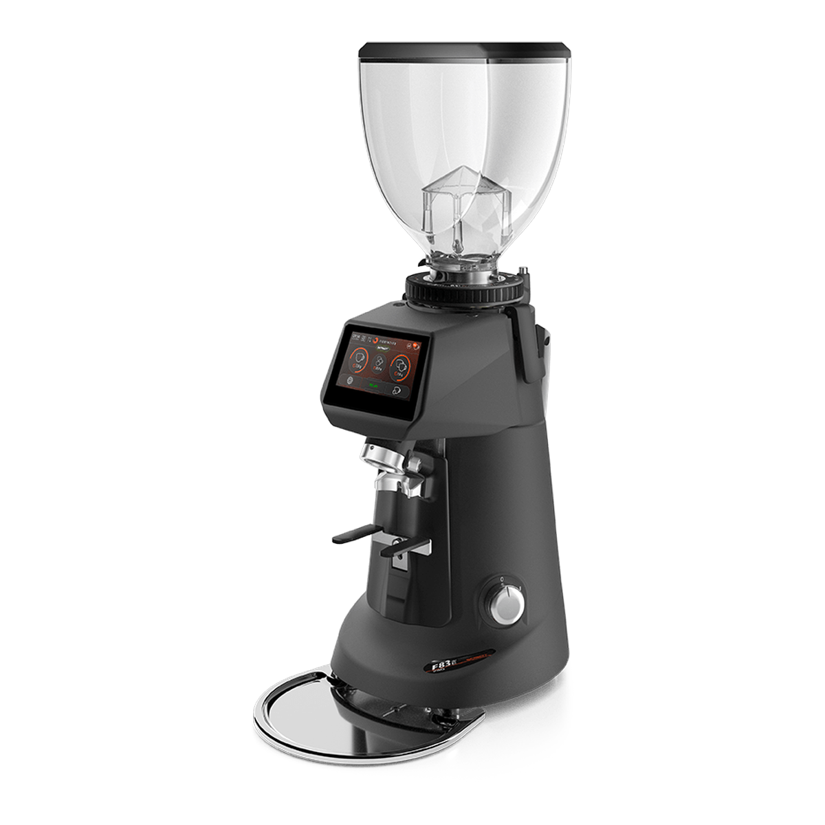 Fiorenzato F83 E PRO ADAPT coffee grinder in Deep Black