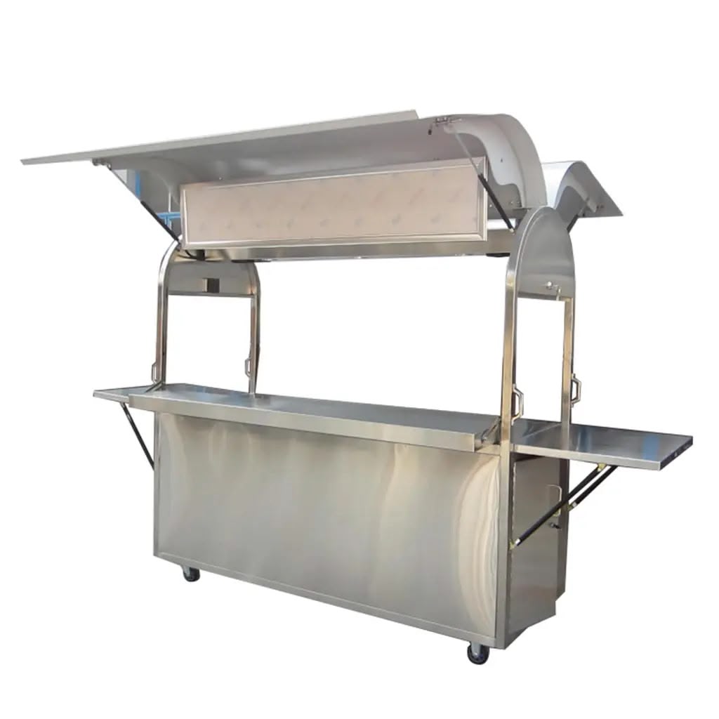 Precision Large Lockable Coffee Cart Barista Equip Australia