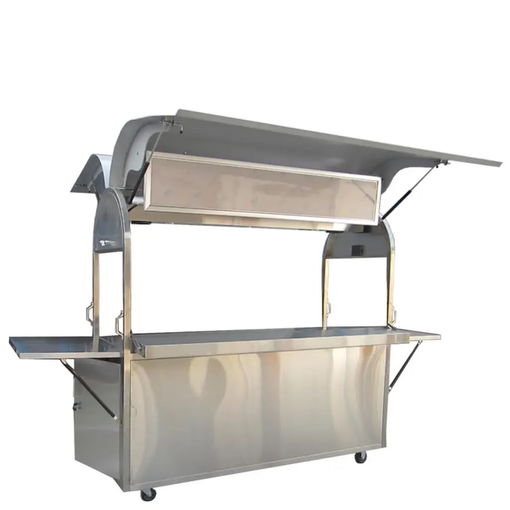 Precision Large Lockable Coffee Cart Barista Equip Australia