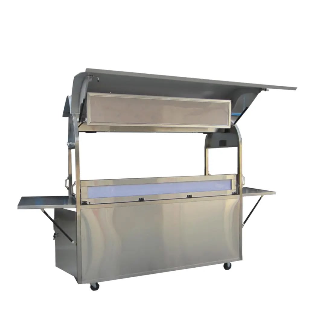 Precision Large Lockable Coffee Cart Barista Equip Australia