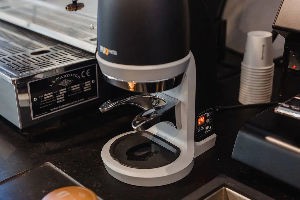 PuQPress at the Wolff College of Coffee Barista Equip Australia