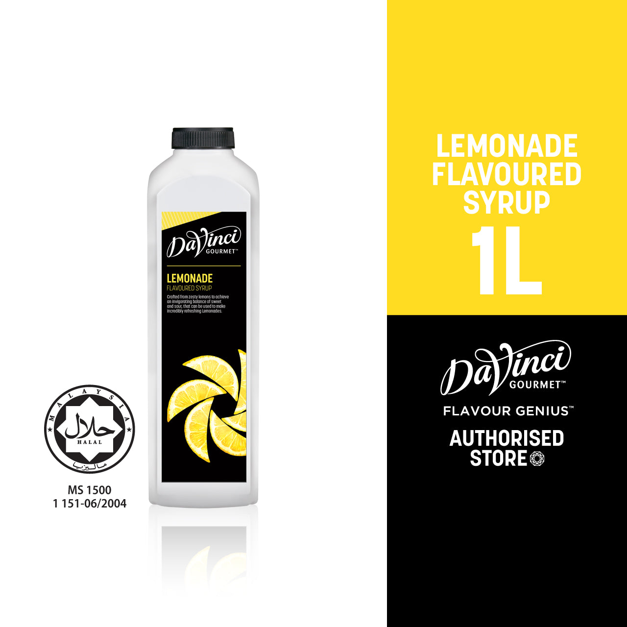 DVG DaVinci Gourmet Lemonade Flavoured Syrup - 1L