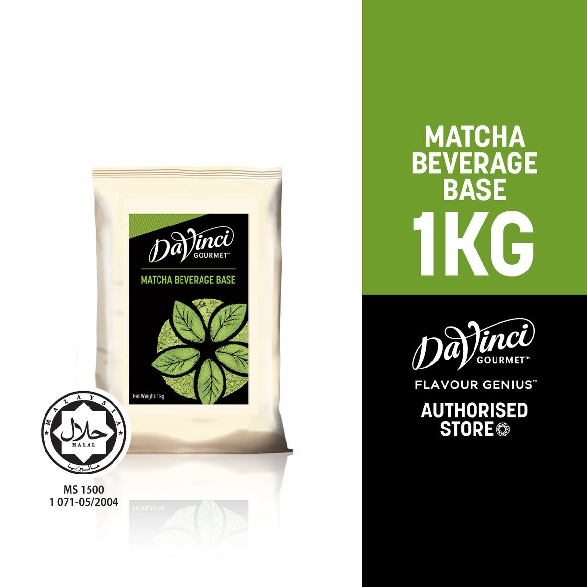 DVG DaVinci Gourmet Matcha Beverage Base Powder- 1kg
