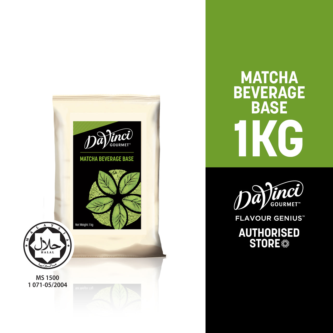 DVG DaVinci Gourmet Matcha Beverage Base Powder- 1kg