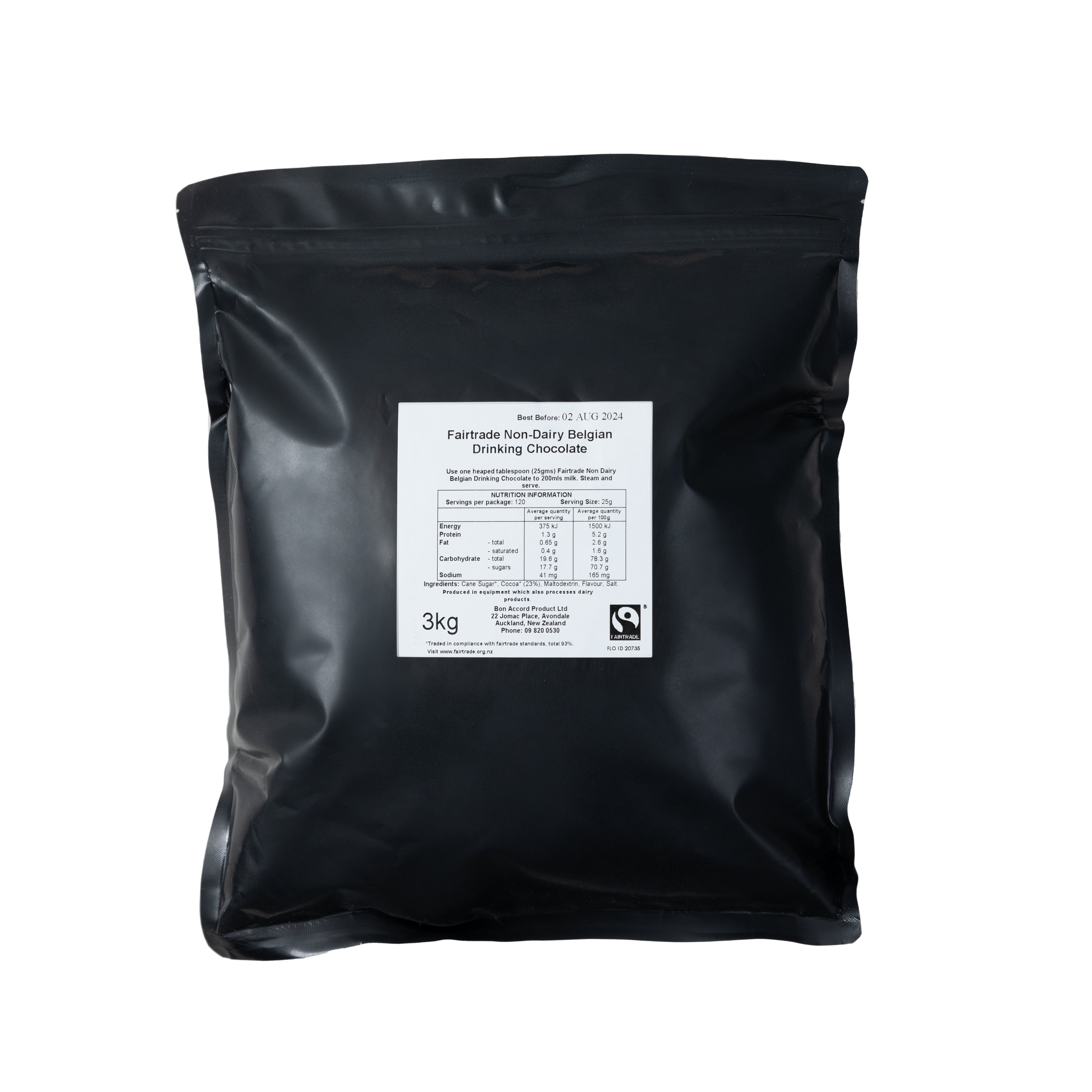 Bon Accord Vegan Belgian Style Drinking Chocolate - 1KG Bon Accord