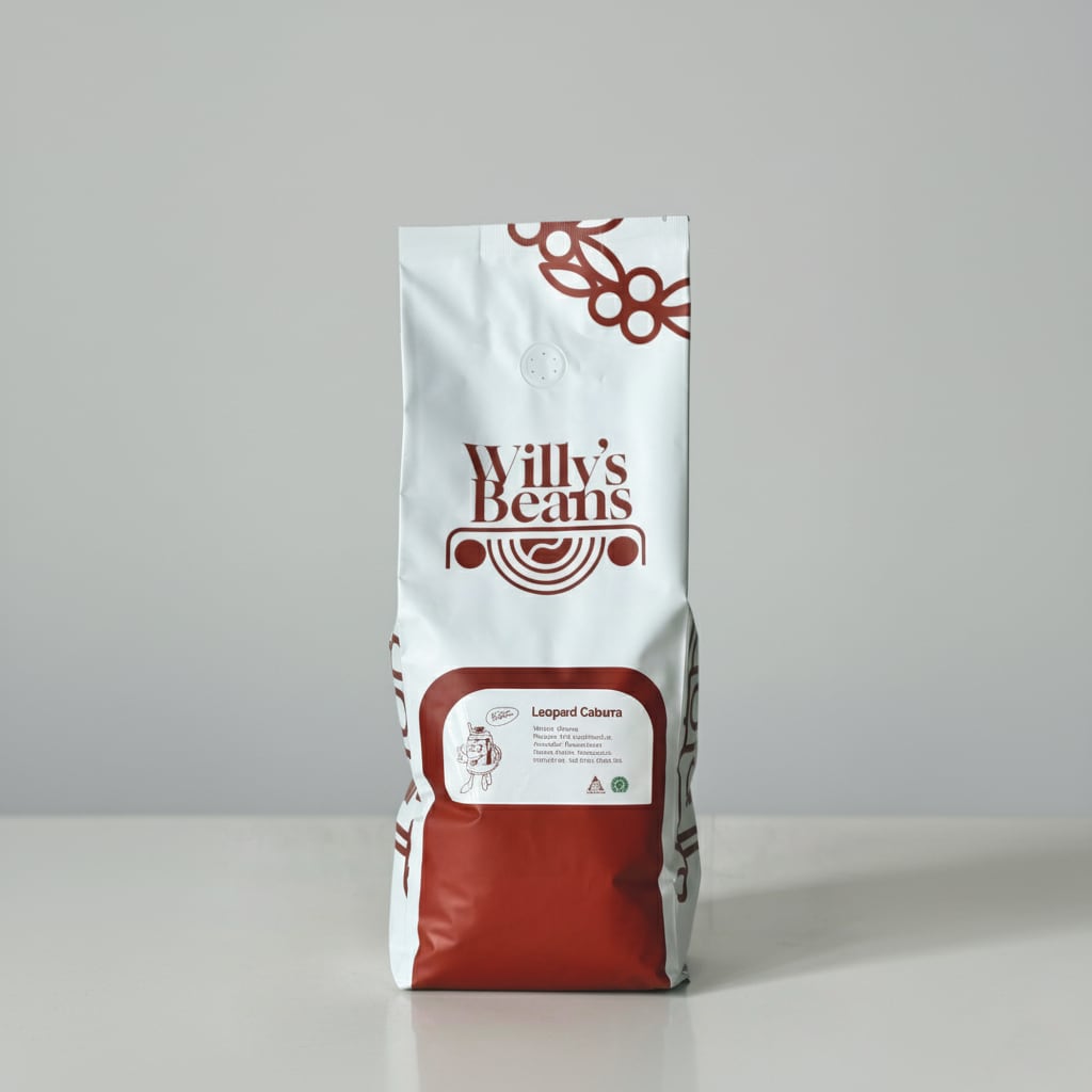 Coffee Beans 1kg Single Origin Leopard Caturra - Willys Beans Willy's Beans