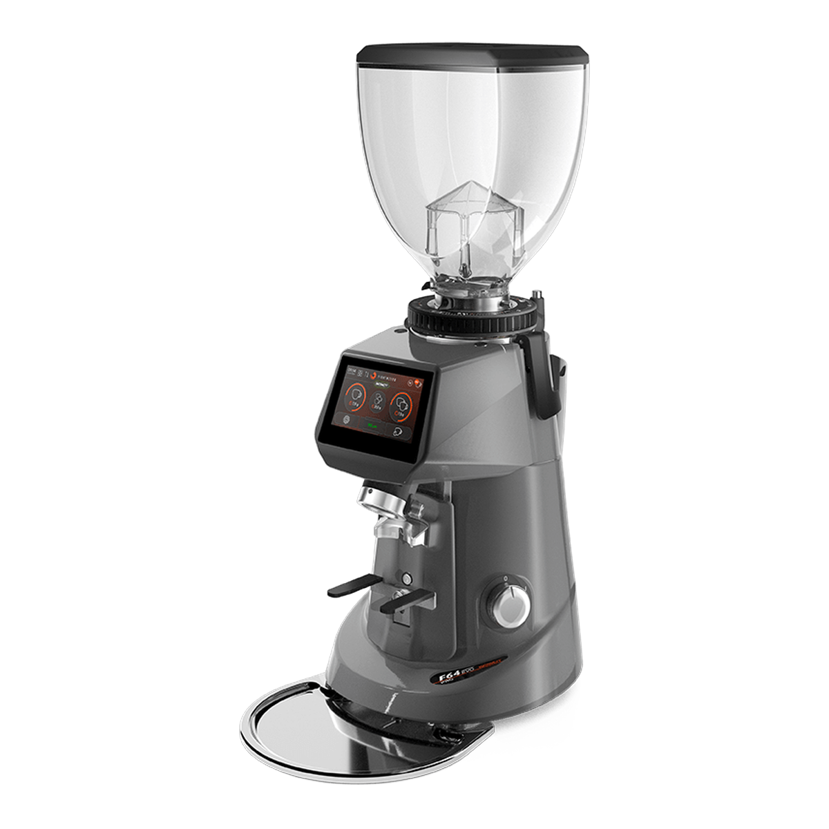 Fiorenzato F64 EVO PRO ADAPT coffee grinder in Classic Grey