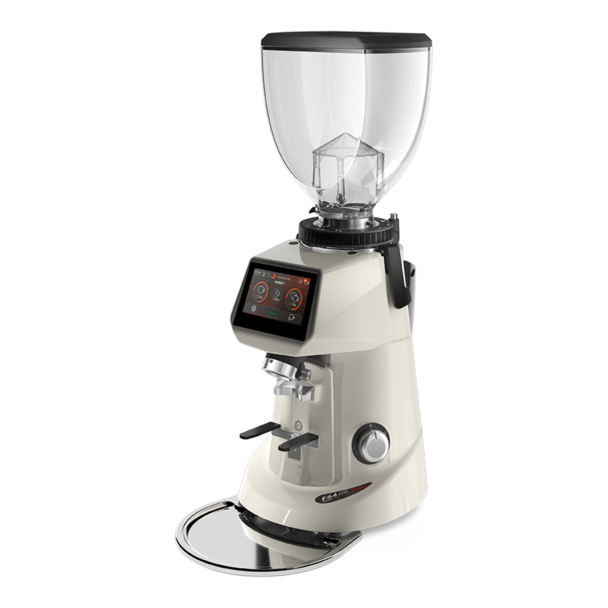 Fiorenzato F64 EVO PRO ADAPT coffee grinder in Pearl White