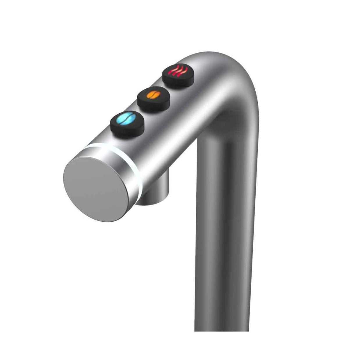 POUR'D 3 button font close-up