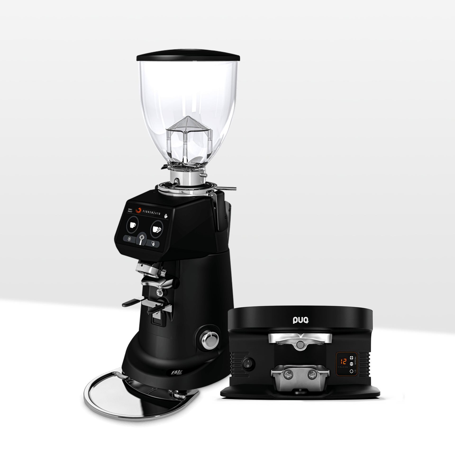 Bundle: Fiorenzato F83 E Pro Grinder & PUQ Press M4
