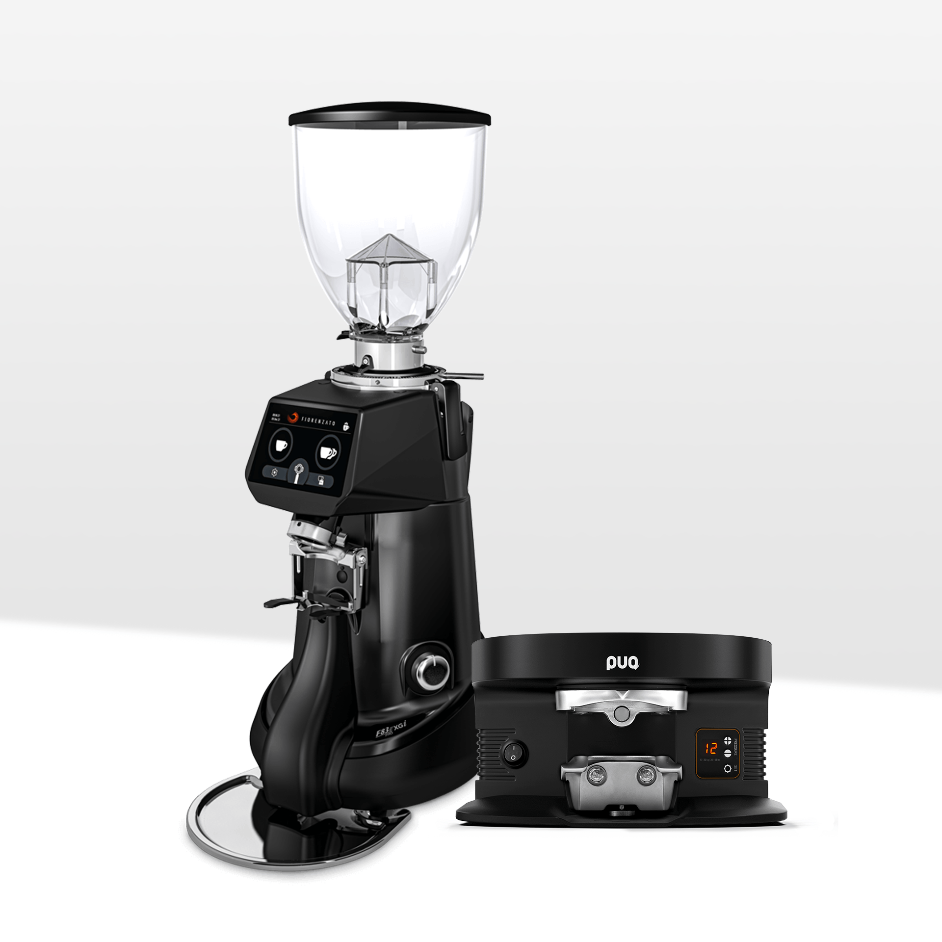 Bundle: Fiorenzato F64 Evo XGI Pro Grinder & PUQ Press M4