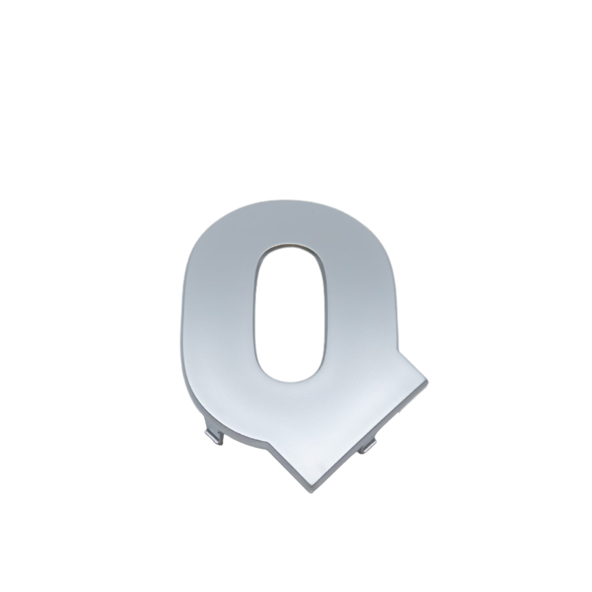 Q Logo Matt Chromium for PUQ Press Q2