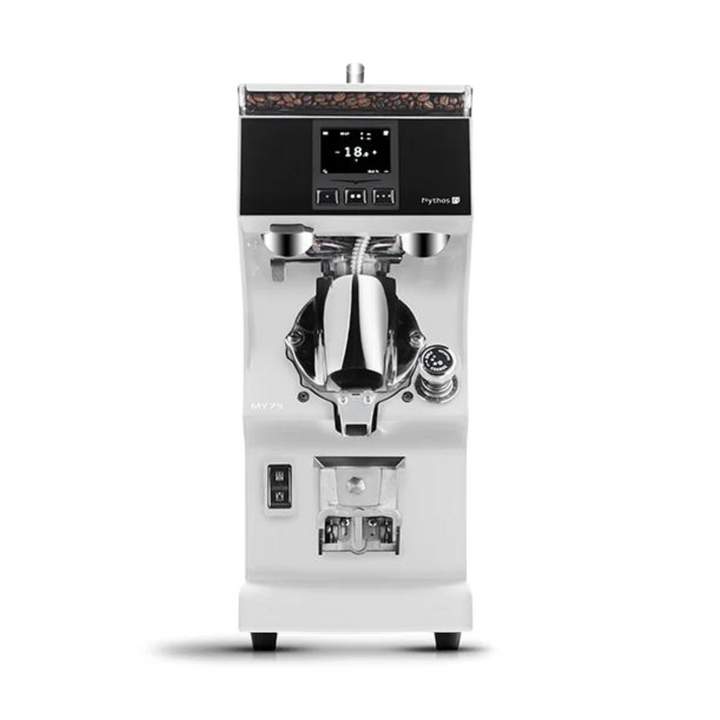 Mythos MY75 Coffee Grinder - White, Front
