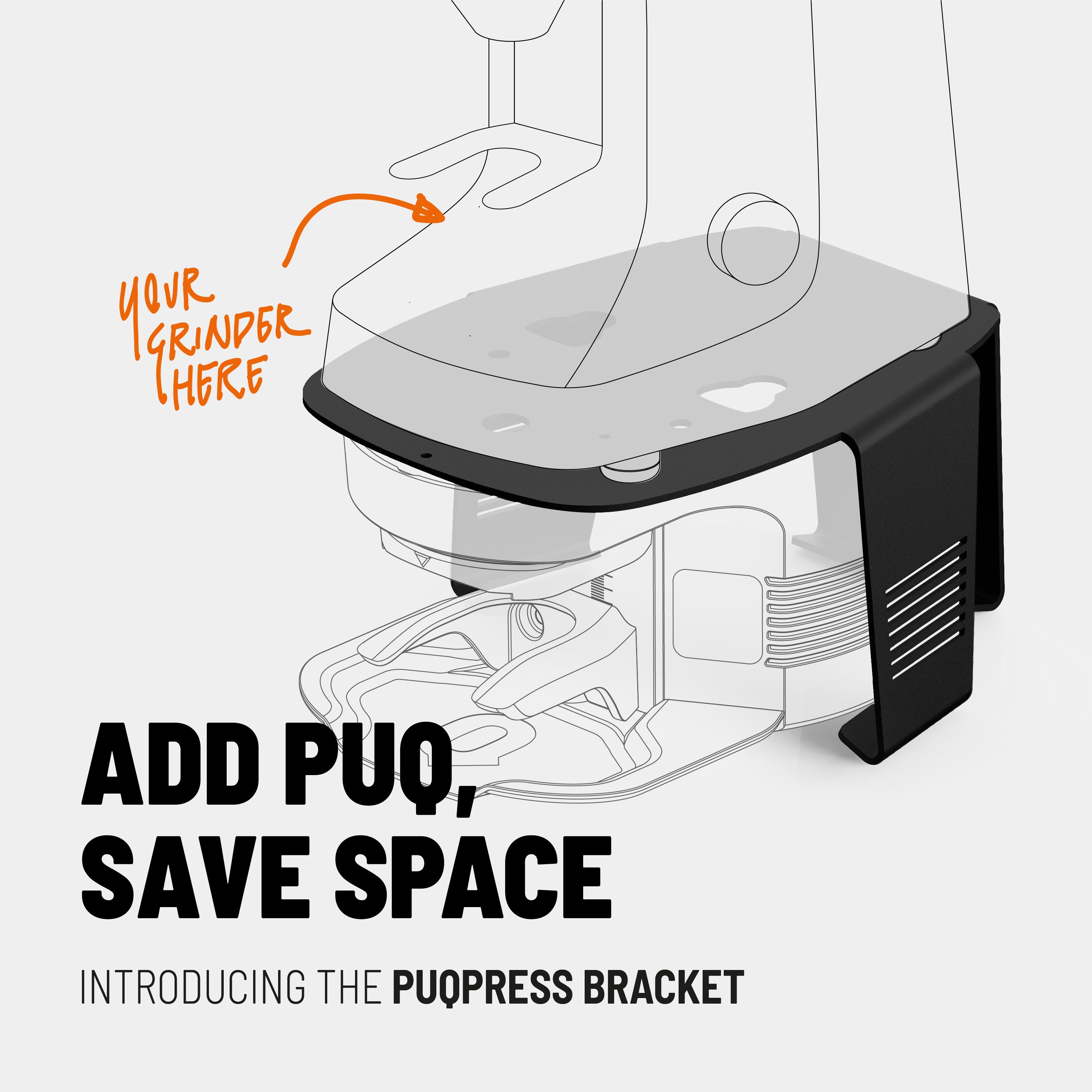 Puqpress Mazzer Brackets - Barista Equip Australia