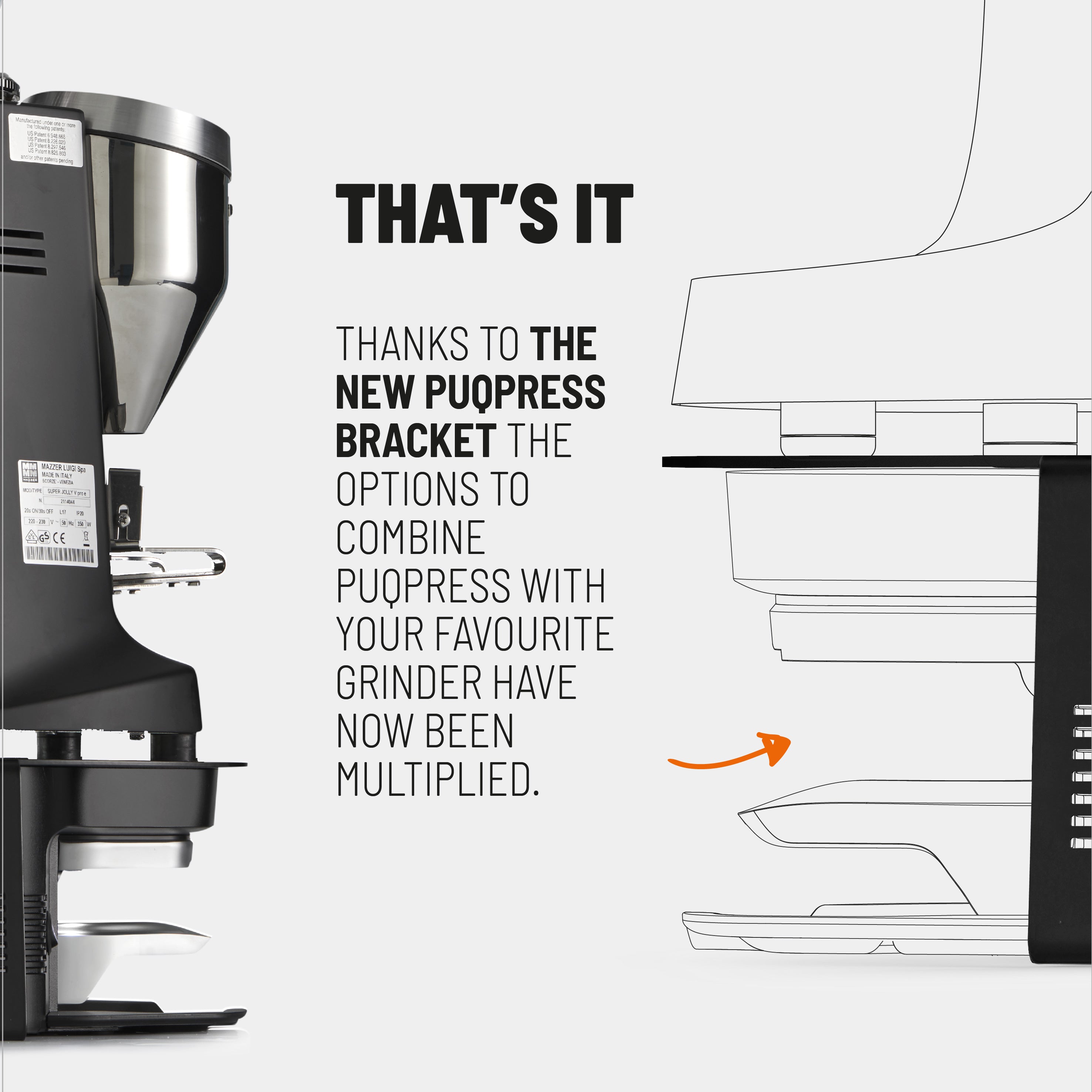 Puqpress Mazzer Brackets - Barista Equip Australia